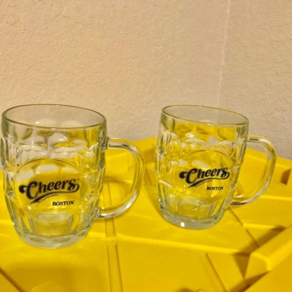 Luminarc Other - Pair of "Cheers" pint mugs